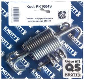 Zestaw sprężyn hamulca mechanicznego 250x40 KNOTT