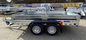 Przyczepka Samochodowa WIOLA Silezia + 3,10x1,60m, CAŁA SPAWANA DMC:750kg 