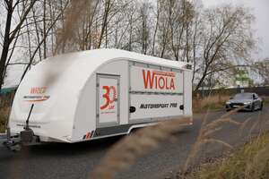 Przyczepa Motorsport PRO 550 Wiola 5500 x 2150 x 1850 mm DMC:2500-3500 kg